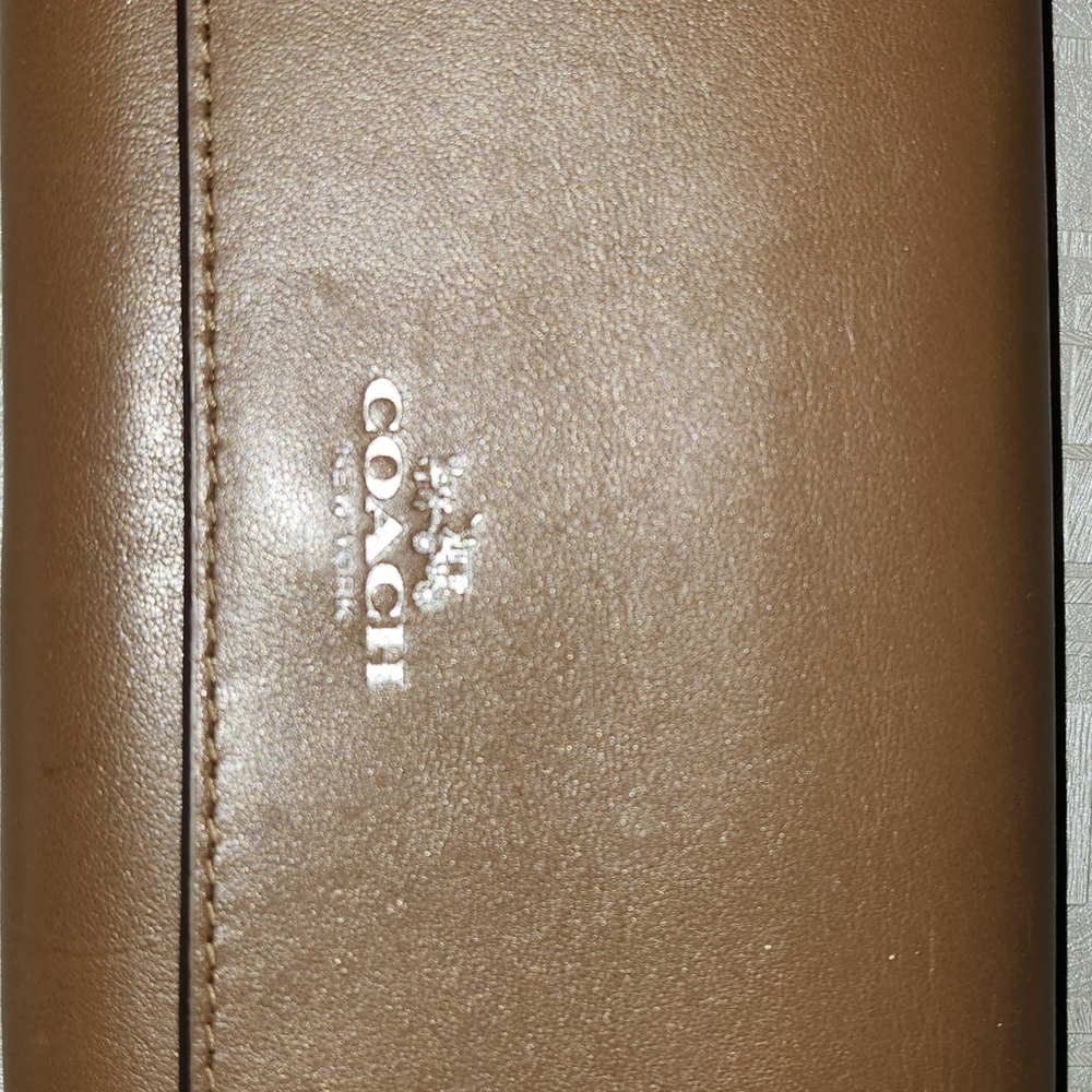 Coach Tan Leather Wallet